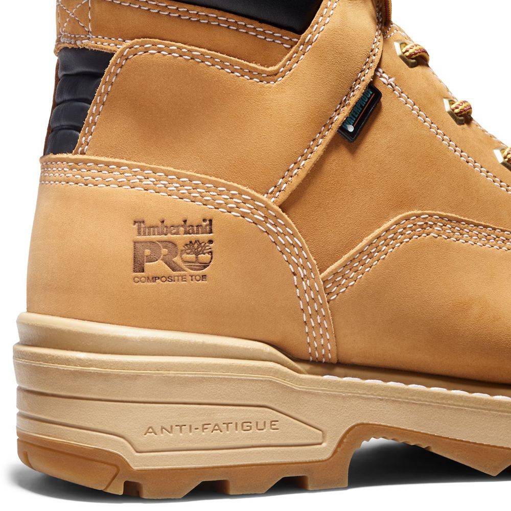 Botas de Trabajo Timberland Hombre Pro® Resistor 6\" Comp Toe Marrones - Chile LPN-759628